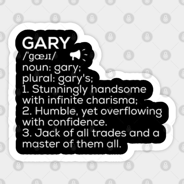 Gary Name Definition Gary Meaning Gary Name Meaning Gary Sticker